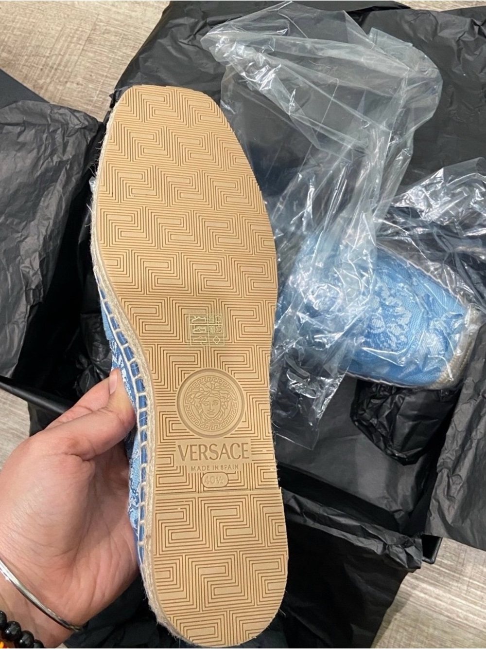 BNIB Limited Edition Versace Barocco Espadrills EU 40.5 - Picture 5 of 6